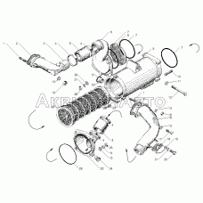 ТЕПЛООБМЕННИК ЖИДКОСТНО-МАСЛЯНЫЙ двигателей ЯМЗ-6562.10, ЯМЗ-6563.10