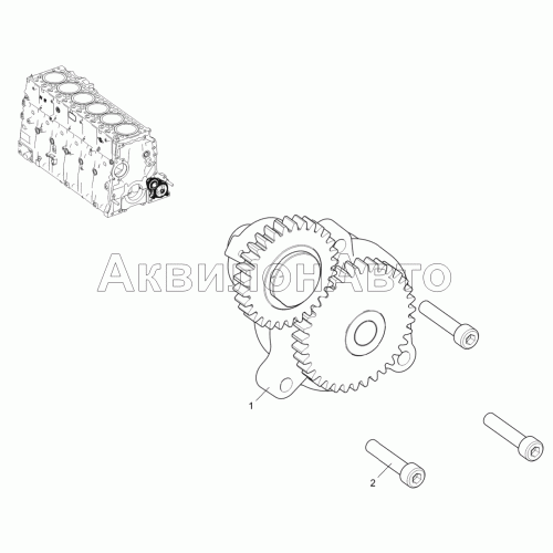 Насос масляный 536-30-101100-010