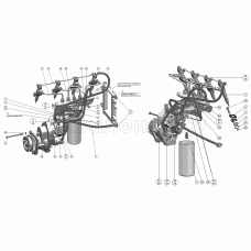 Топливные трубопроводы и установка топливной аппаратуры.