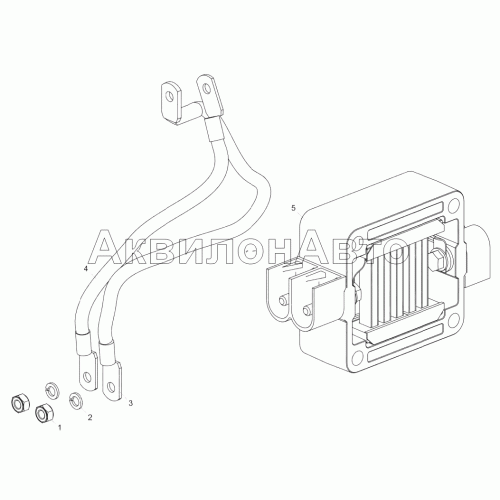 5340.3770010 Предпусковой подогреватель с проводами 5340.3770010 Предпусковой подогреватель с проводами