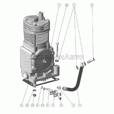 Установка компрессора
