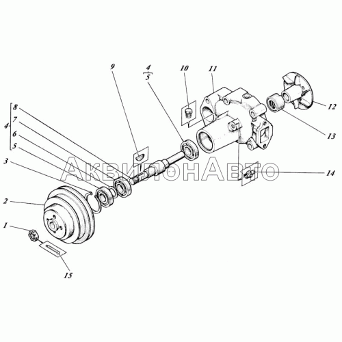 Насос водяной НВ 468-13.00-01