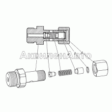 338.1111140-20 Клапан перепускной в сборе
