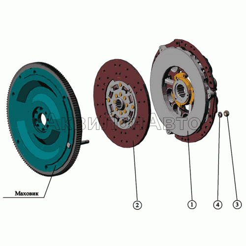 Установка муфты сцепления