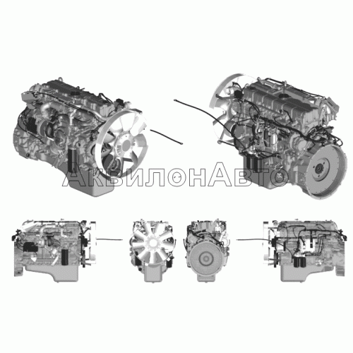 Двигатели ЯМЗ-536-10 в сборе