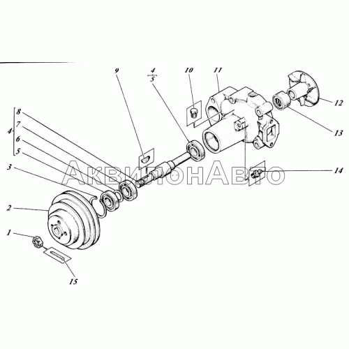 Насос водяной НВ 468-13.00 Насос водяной НВ 468-13.00