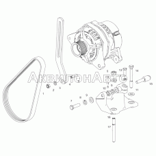 6581.3701003 Установка генератора