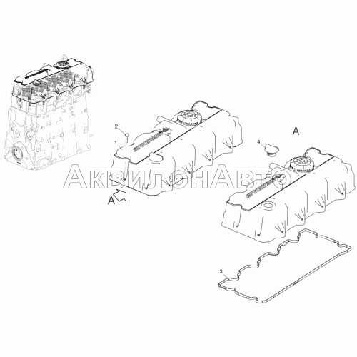 Крышка головки цилиндров Крышка головки цилиндров