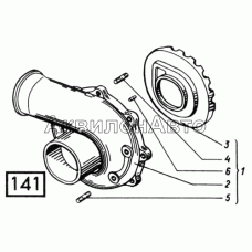 Турбокомпрессор ТКР11С-1.Корпус компрессора СМД-60, -62, -64, -66, -72