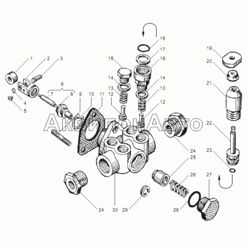 НАСОС ТОПЛИВОПОДКАЧИВАЮЩИЙ двигателей ЯМЗ-6562.10, ЯМЗ-6563.10