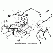 Трубопроводы топливные двигателя ЯМЗ-236ДК