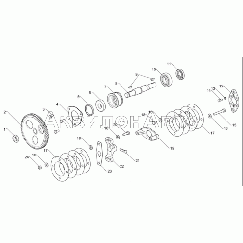 Привод топливного насоса высокого давления