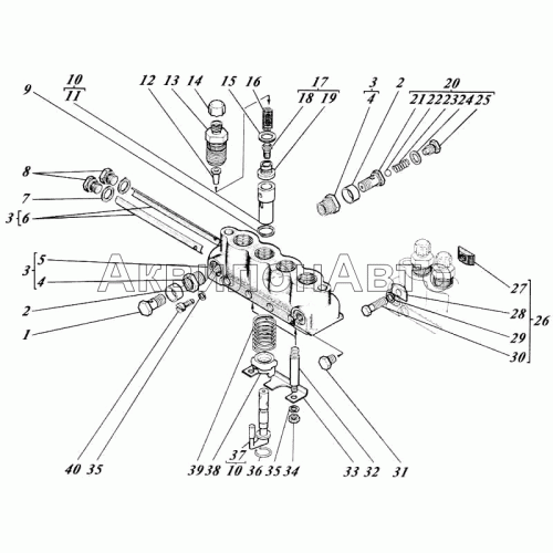 Головка топливного насоса 440-16c12 Головка топливного насоса 440-16c12