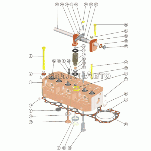 Головка цилиндров Клапаны и толкатели клапанов Головка цилиндров Клапаны и толкатели клапанов