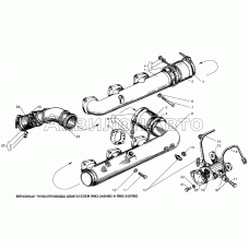 Впускные трубопроводы двигателей ЯМЗ-240НМ2 и ЯМЗ-240ПМ2