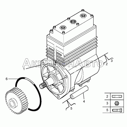 Компрессор воздушный (опция)