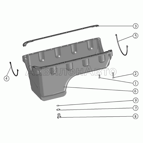 Установка масляного картера. Установка масляного картера.