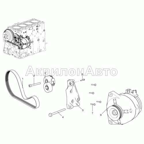 Привод генератора