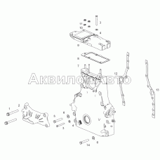 6565.1002249 Установка крышки шестерен распределения