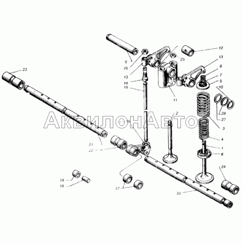 Клапаны и толкатели Клапаны и толкатели