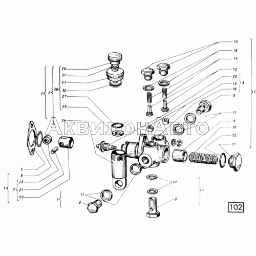 Насос топливоподкачивающий СМД-60, -62, -64, -66, -72