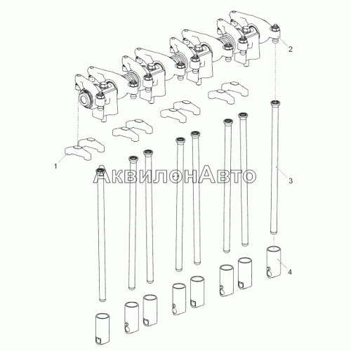 5340.1007005 Установка привода клапанов