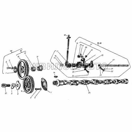 Механизм газораспределения