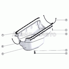 Установка масляного картера Установка масляного картера