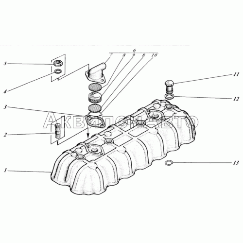 Колпак головки цилиндров 440-06с7 Колпак головки цилиндров 440-06с7