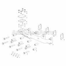 53441.1008005 Установка выпускного коллектора (ЯМЗ-53442)