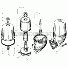 МАСЛООЧИСТИТЕЛЬ ЦЕНТРОБЕЖНЫЙ двигателей ЯМЗ-6562.10, ЯМЗ-6563.10