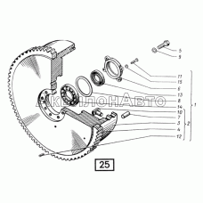 Маховик СМД-14НГ,-14БН,-15Н,-19,-20