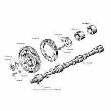 Распределительный вал двигателя ЯМЗ-236