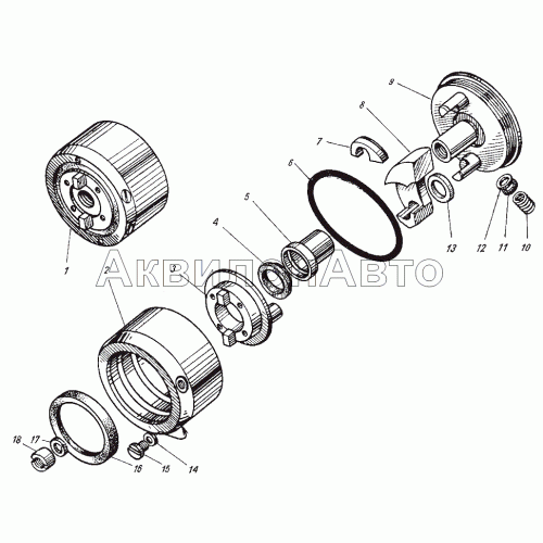 Муфта опережения впрыскивания топлива