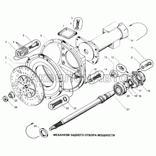 Механизм отбора мощности