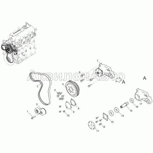 Привод вентилятора 5343-30-130800-020