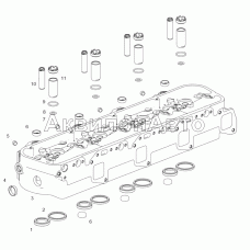 658.1003014-30 Головка цилиндров со втулками