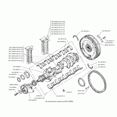 Коленчатый вал двигателя ЯМЗ-238