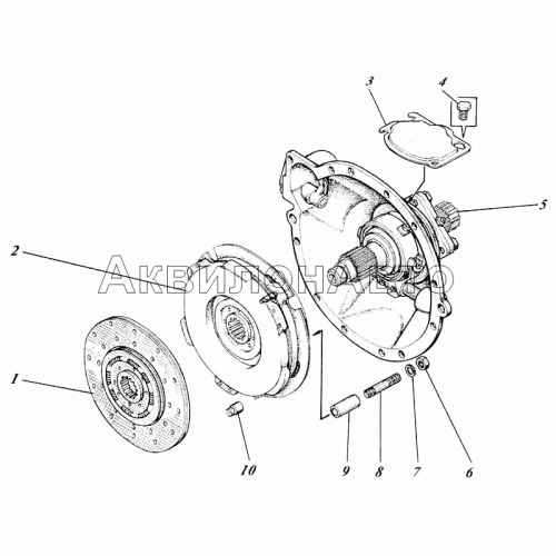 Муфта сцепления 41-21c1-01-31 Муфта сцепления 41-21c1-01-31