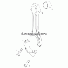 7511.1004045-02 Шатун в сборе