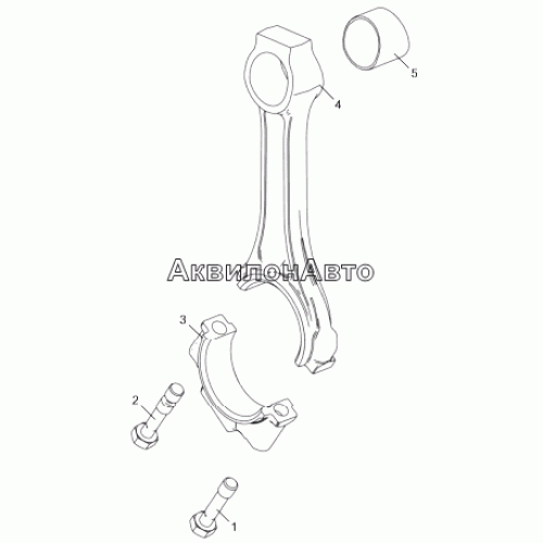 7511.1004045-02 Шатун в сборе 7511.1004045-02 Шатун в сборе