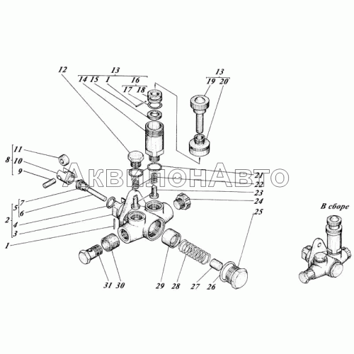 Насос топливоподкачивающий 16с-30-8А-01 Насос топливоподкачивающий 16с-30-8А-01