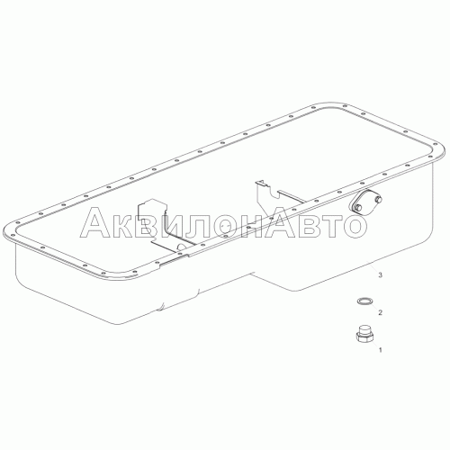 238Ф-1009010-Б2 Картер масляный в сборе