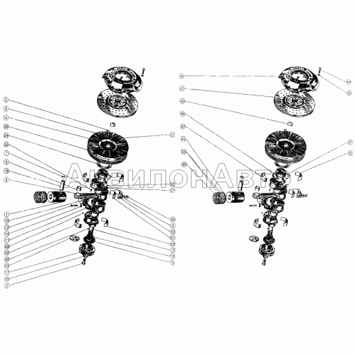 Поршни и шатуны. Коленчатый вал и маховик Поршни и шатуны. Коленчатый вал и маховик