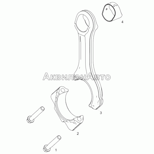 5340.1004045-002 Шатун в сборе