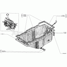 Крышка картера нижняя