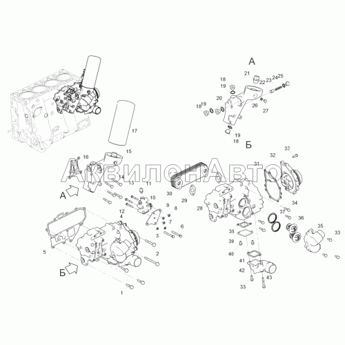 Модуль сервисный (для двигателя ЯМЗ-53472-10)