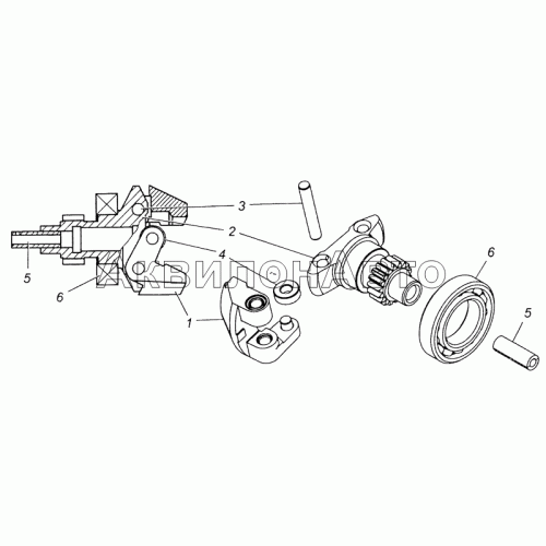333.1110040 Державка грузов регулятора в сборе