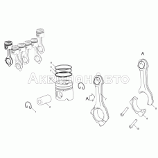 Группа шатунно-поршневая 536-30-100400-010