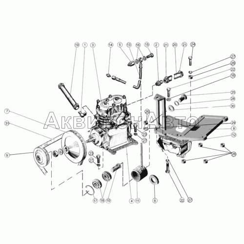 Установка компрессора Установка компрессора